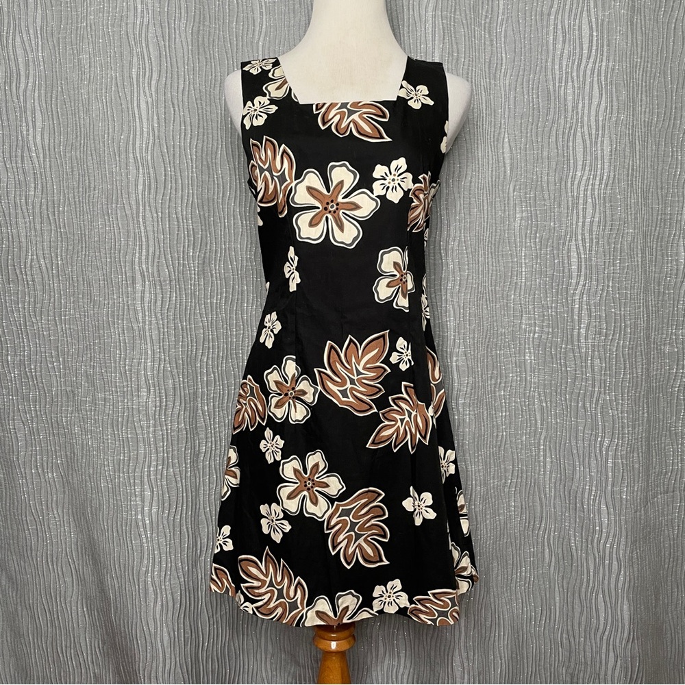 Vintage Hawaiian Islands Fit & Flare Dress